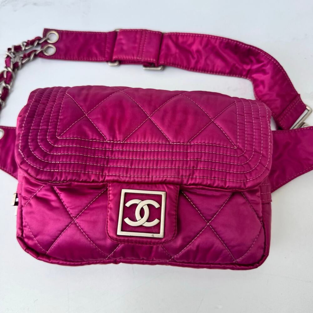 CHANEL Nylon Ski Sport Belt Bag (REWORKED)